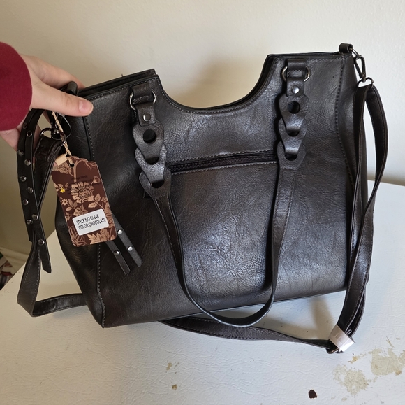 Sam & Hadley Brown Crossbody Purse - Picture 2 of 5